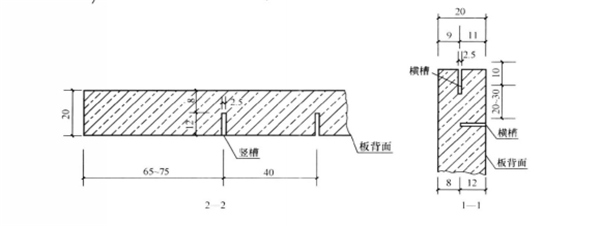 干掛石材板材結(jié)構(gòu)示意圖1